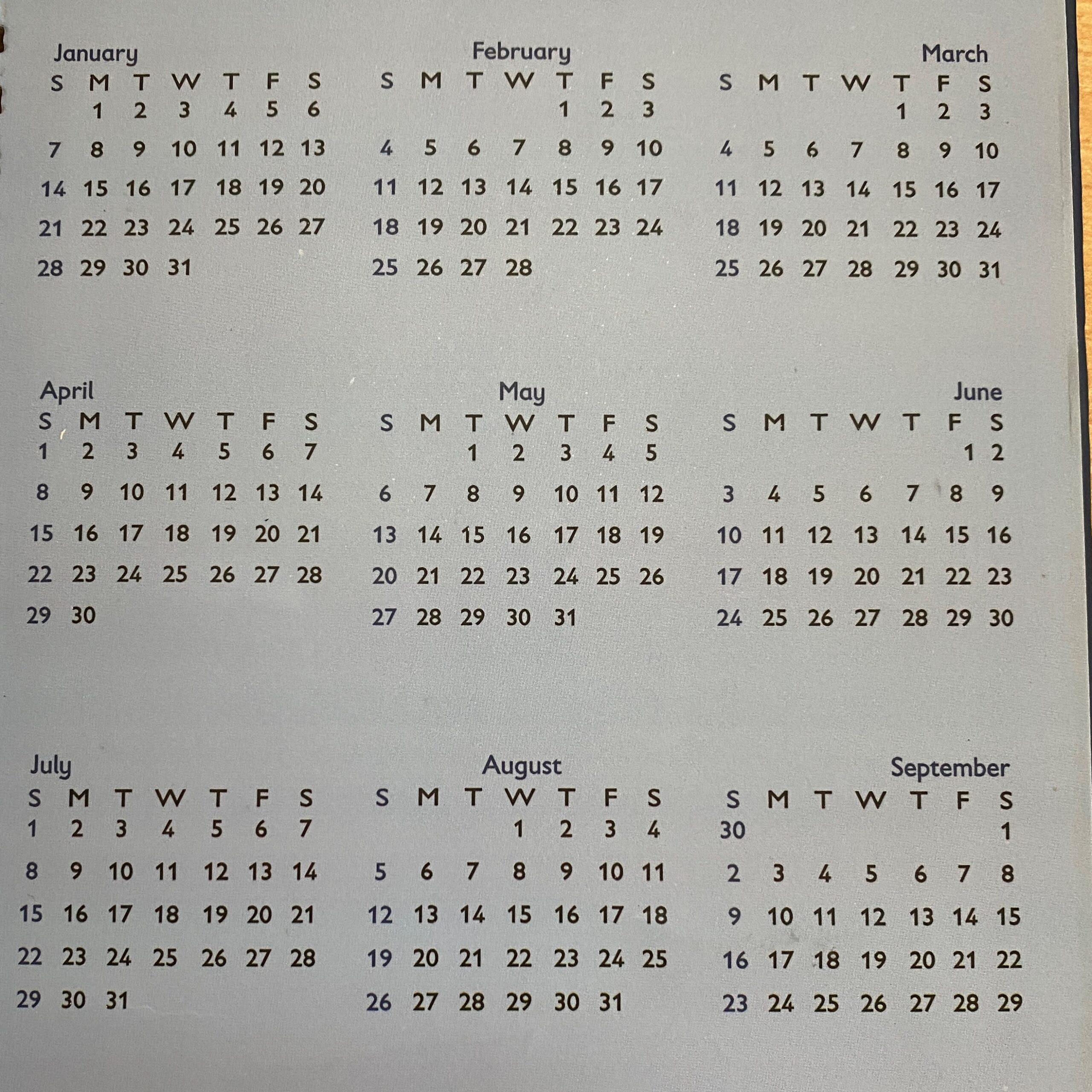 calendar